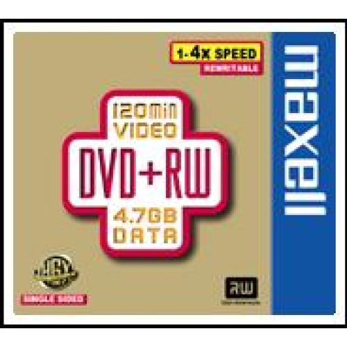Maxell DVD+RW Data 5-pack with cases